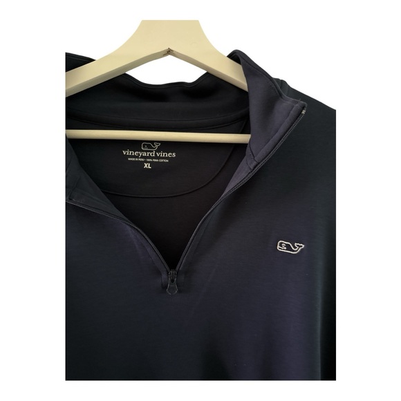 Vineyard Vines Dark Blue Half-Zip Sweater - Picture 3 of 3